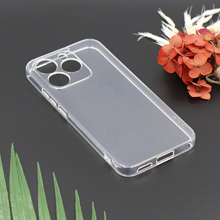 Чехол силиконовый для Realme 15T (5G), с защитой камеры, X-CASE, прозрачный