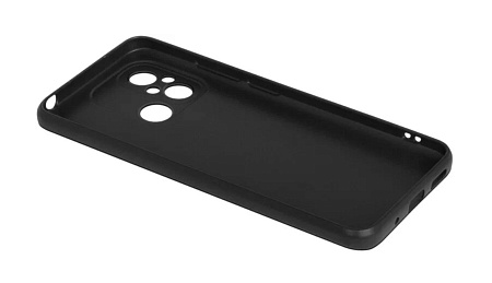 Чехол силиконовый для Xiaomi Redmi 12C (4G)/Redmi 11A/Poco C55, с защитой камеры, X-CASE, черный