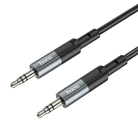 AUX Audio кабель 3,5 мм, UPA23, HOCO, серый