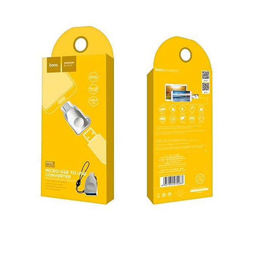 Переходник Micro-USB на OTG, HOCO, UA10