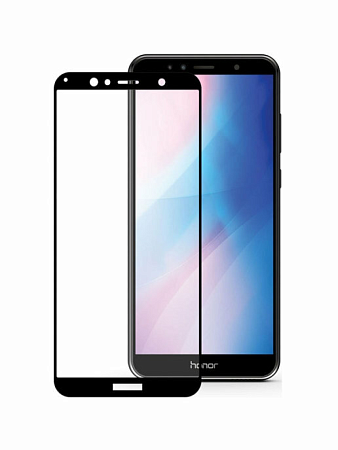 Защитное стекло на Huawei Y7 (2018)/Y7 Prime (2018)/Y7 Pro (2018), Silk Screen 2.5D, черный, X-CASE