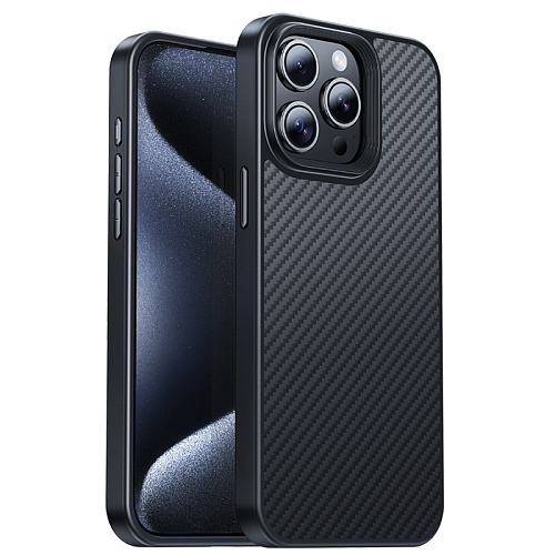 Чехол для iPhone 15 Pro, TPU, Магнитный (MagSafe), AS7, HOCO, черный