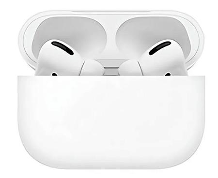 Чехол силиконовый для Airpods Pro/Pro 2, X-CASE, белый