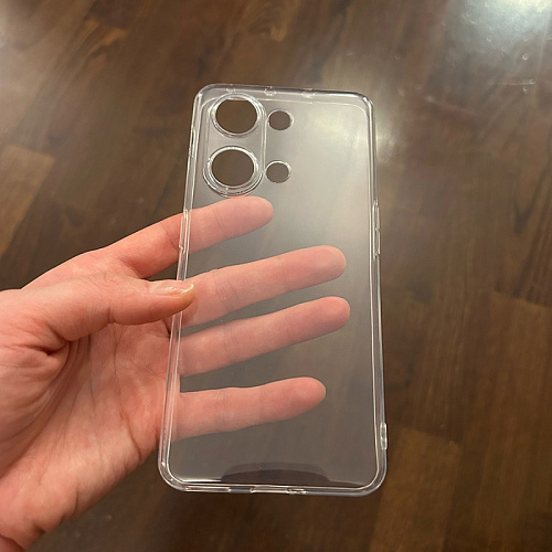 Чехол силиконовый для OnePlus Nord 3 (5G)/ Ace 2V (5G), с защитой камеры, X-CASE, прозрачный