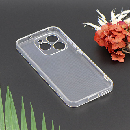 Чехол силиконовый для Realme 15T (5G), с защитой камеры, X-CASE, прозрачный
