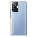 Чехол силиконовый для Xiaomi Mi 11T/Mi 11T Pro, с защитой камеры, X-CASE, прозрачный