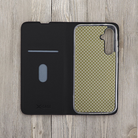 Чехол-книжка для Samsung Galaxy A05S, X-CASE, боковой, черный