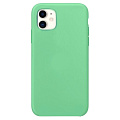 Чехол - накладка для iPhone 11, Silicon Case, без лого, мятный