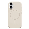 Чехол-накладка для iPhone 16, глянцевый, магнитный (MagSafe), без лого, X-CASE, белый