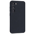 Чехол силиконовый для Samsung Galaxy S23, с микрофиброй внутри, с защитой камеры, X-CASE, черный