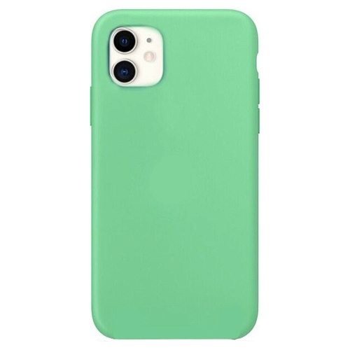 Чехол - накладка для iPhone 11, Silicon Case, без лого, мятный