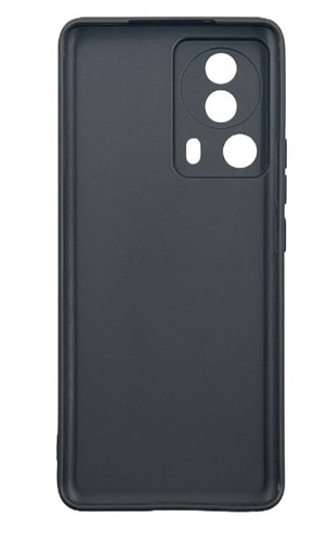 Чехол силиконовый для Xiaomi 13 Lite, с защитой камеры, X-CASE, черный