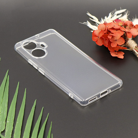 Чехол силиконовый для Realme 10 Pro+ (5G), с защитой камеры, X-CASE, прозрачный