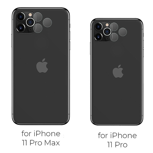 Защитное стекло на iPhone 11 Pro/11 Pro Max (V11) 2в1, HOCO, прозрачное на заднюю камеру Защитное стекло на iPhone 11 Pro/11 Pro Max (V11) 2в1, HOCO, прозрачное на заднюю камеру