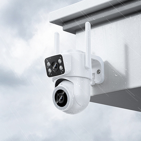 Wi-fi камера D9 HD уличная, Носо, разрешение Full HD 1920*1080, белый