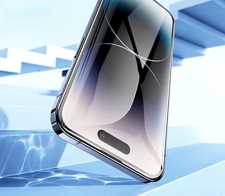    iPhone 15 Pro Max, G1, HOCO, Flash attach full screen silk screen HD tempered glass, 