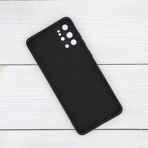 Чехол силиконовый для Samsung Galaxy S20 Plus, с микрофиброй внутри, с защитой камеры, X-CASE, черный