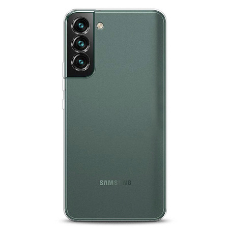 Чехол силиконовый для Samsung Galaxy S22, с защитой камеры X-CASE, прозрачный
