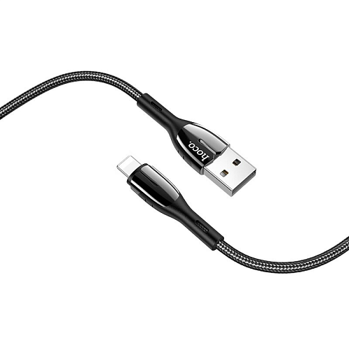 USB дата кабель Lightning, HOCO, U89, черный