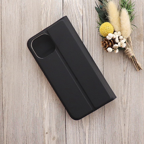Чехол-книжка для iPhone 13, X-CASE, боковой, черный