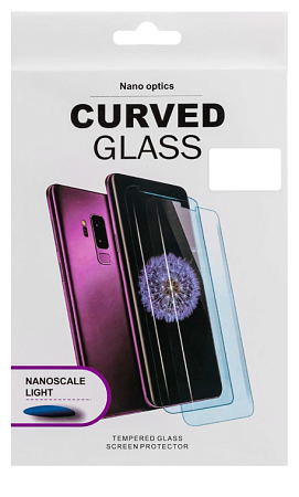 Защитное стекло на Samsung G925F, Galaxy S6 Edge Plus, 3D ультрафиолет, прозрачное, X-CASE