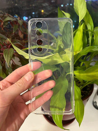 Чехол силиконовый для Honor 90, с защитой камеры, X-CASE, прозрачный