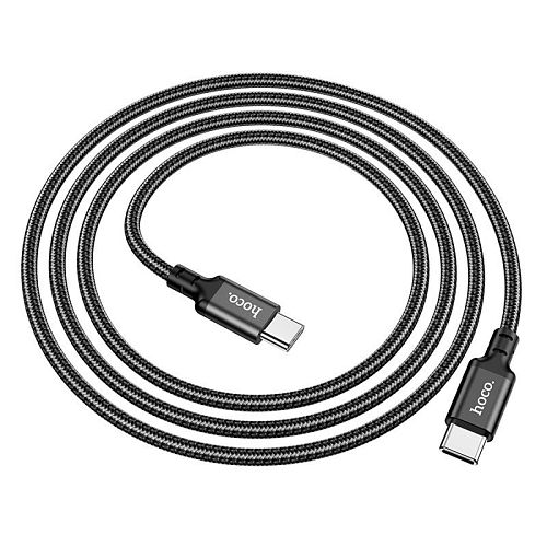 Кабель Type-C на Type-C, HOCO, X14, Fast Charge 60W, черный