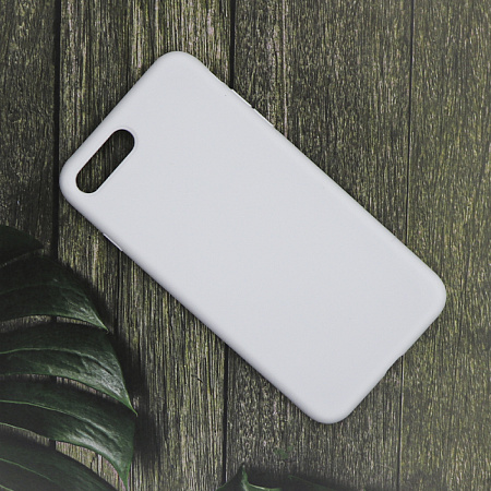 Чехол-накладка для iPhone 7 Plus/8 Plus, Silicon Case, без лого, белый