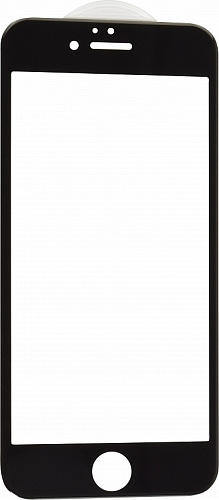 Защитное стекло на iPhone 6/6S, 10D, черное, АКЦИЯ+НАКЛЕЙКА В ПОДАРОК