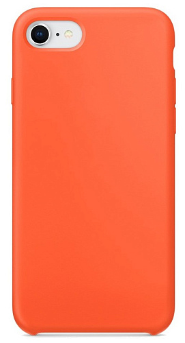 Чехол-накладка для iPhone 7/8/SE (2020), Silicon Case, оранжевый