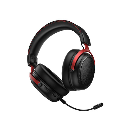 Проводные наушники W116, HOCO, подключение: беспроводное(2,4гГц/BT) проводное(USB-A/USB-C), игровые с микрофоном, черный