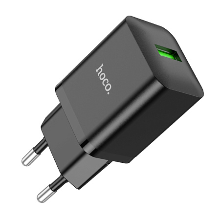 Сетевое зарядное устройство, 1 USB 3.0 QC (N26), HOCO, черный
