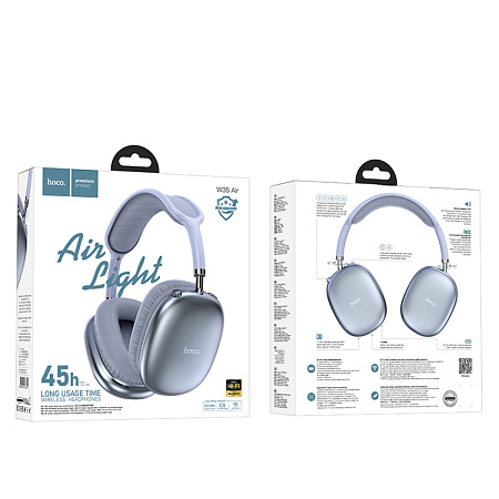 Беспроводные наушники W35 Air, HOCO, голубые