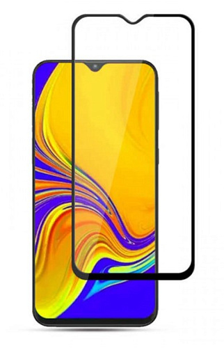 Защитное стекло на Samsung Galaxy A10E/А20E (2019), 9D, черный, X-CASE
