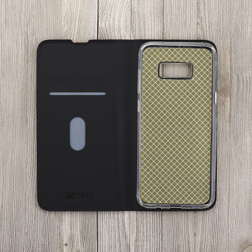 Чехол-книжка для Samsung Galaxy S8, X-CASE, боковой, черный