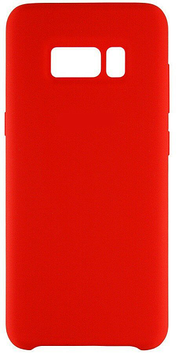 Чехол силиконовый для Samsung G955, Galaxy S8 Plus, Silicone case, красный