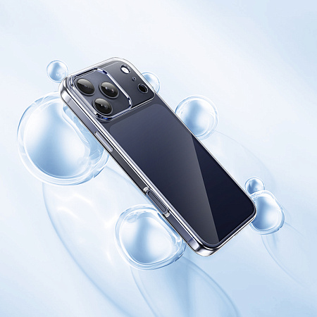 Чехол силиконовый для iPhone 17 Pro Max, Light series TPU, HOCO, прозрачный