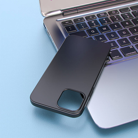 Чехол силиконовый для IPhone 12 mini (5.4), Fascination series TPU, черный, Скидка