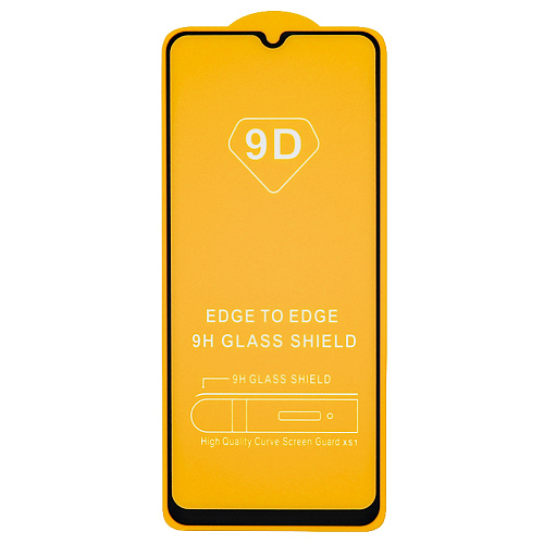 Защитное стекло на Xiaomi Redmi A3/Poco C61, 9D, черное, X-CASE