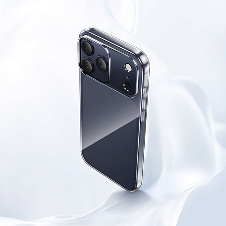 Чехол силиконовый для iPhone 17 Pro, Light series TPU, HOCO, прозрачный