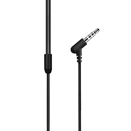 Проводные наушники M19 Drumbeat Universal, HOCO, вакуумные с микрофоном, черные