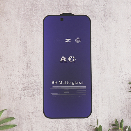 Защитное стекло на iPhone 17 Air, Anti-blue ray матовый, черный, X-CASE