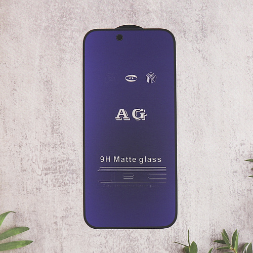 Защитное стекло на iPhone 17 Air, Anti-blue ray матовый, черный, X-CASE