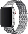 Ремешок на руку для Apple Watch 42/44/45/49 мм, Milanese loop, серый