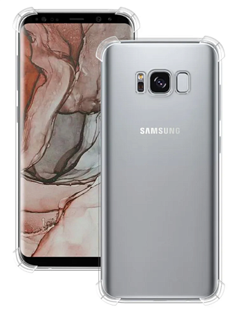 Чехол силиконовый для Samsung G950, Galaxy S8, усиленные края, X-CASE, прозрачный