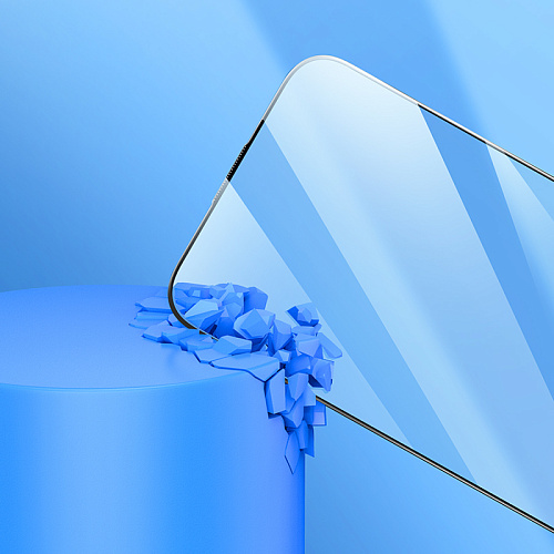 Защитное стекло для iPhone 15 Plus//16 Plus, A777, HOCO, HD, черное