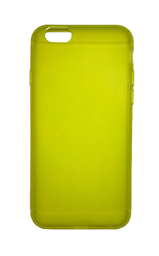 Чехол силиконовый для iPhone 6/6s, желтый