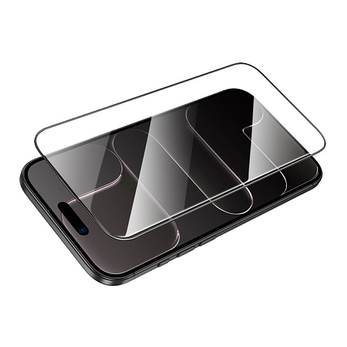 Защитное стекло для iPhone 17 Air, G14, HOCO, Guardian shield series full-screen HD tempered glass, черное