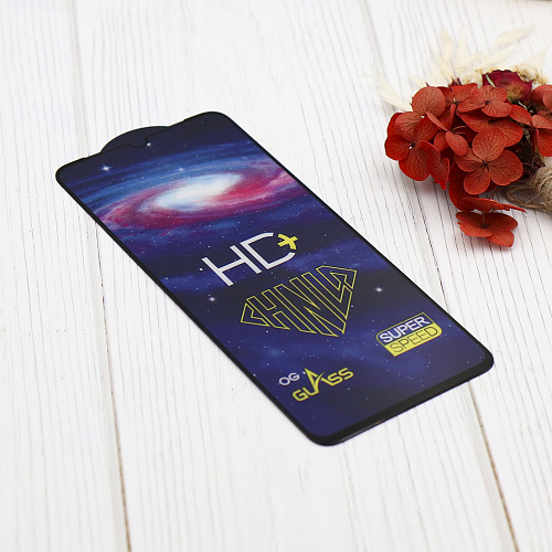 Защитное стекло на Realme Note 60/Note 60x, HD, прозрачное с черной рамкой, X-CASE