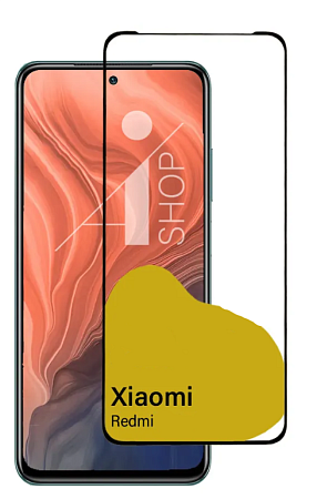 Защитное стекло на Xiaomi Redmi Note 11E Pro/Note 11 Pro+/Note 10 Pro/Redmi Note 10 Pro/Note 10 Pro Max, черное, X-CASE